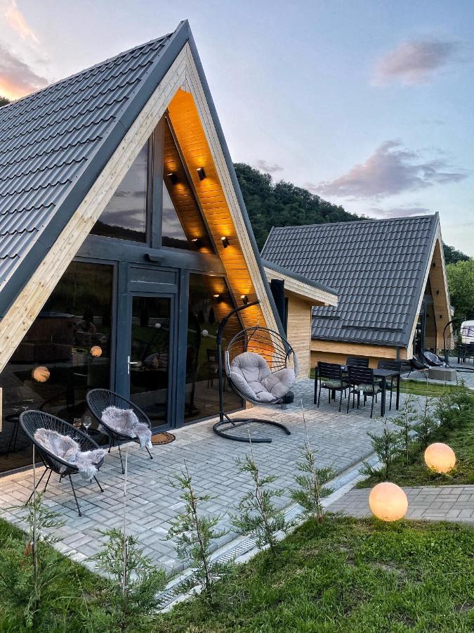 מלון Ungefug A-Frame סיגישוארה מראה חיצוני תמונה